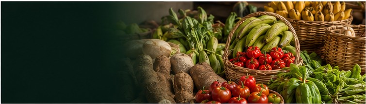 Fresh African produce