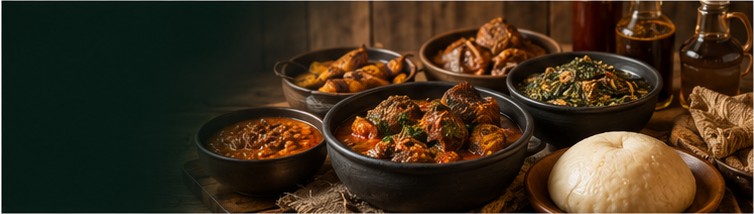 African soups and dishes